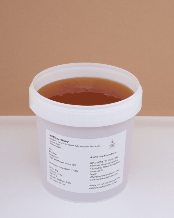 Natural Raw Wild Flower Honey Bulk 1.5 kg - Image 2