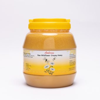 Raw Natural Wildflower Creamy Honey