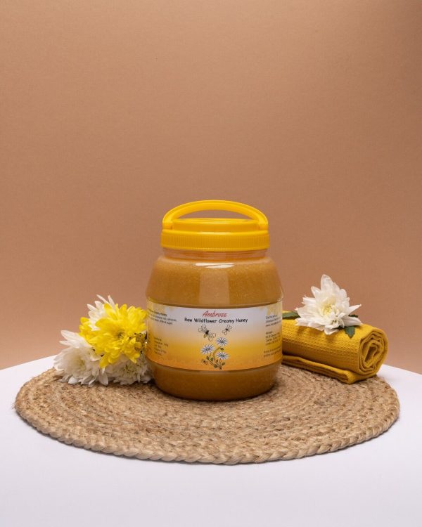 Raw Natural Wildflower Creamy Honey