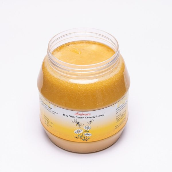 Raw Natural Wildflower Creamy Honey